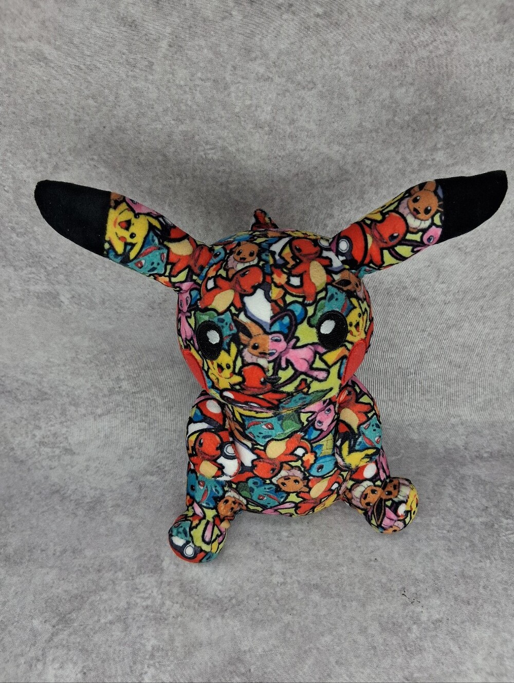 Pokémon Pikachu Plush 8 Inches Limited Edition All Character Graffiti